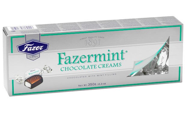 Fazer Fazermint chocolate конфеты шоколадные с мятой 150 гр. - фото 41193