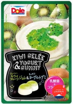 Dole Kiwi Gelee Yougut & Gummy Мармелад с киви и йогуртом 40 гр - фото 41233