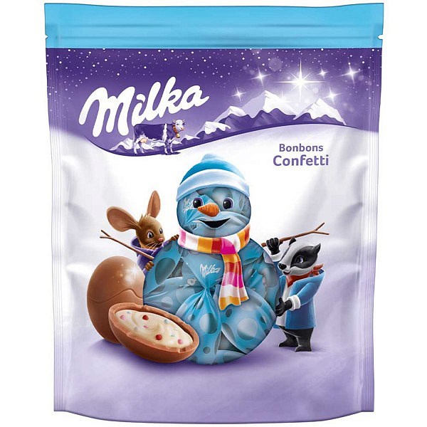 УДMilka BonBons Confetti шоколадные конфеты 86 гр - фото 41260