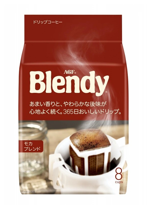 Agf Blendy Mocha японский кофе молотый дрип пакеты 56 гр - фото 41302