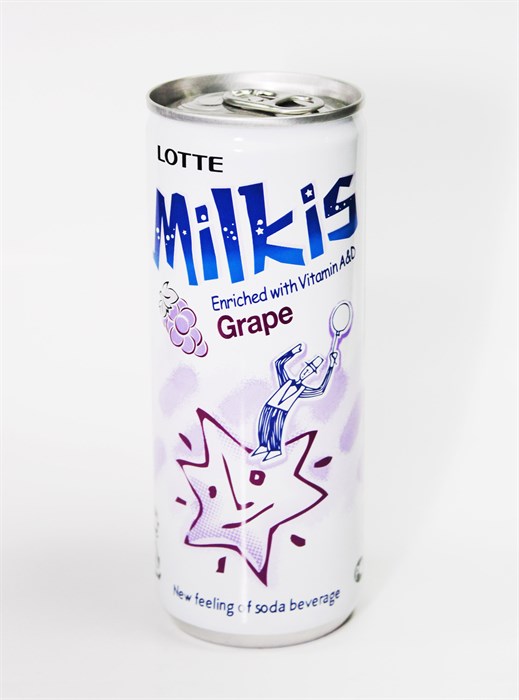 Milkis Grape напиток газированный со вкусом винограда 250 мл 110018 - фото 41551