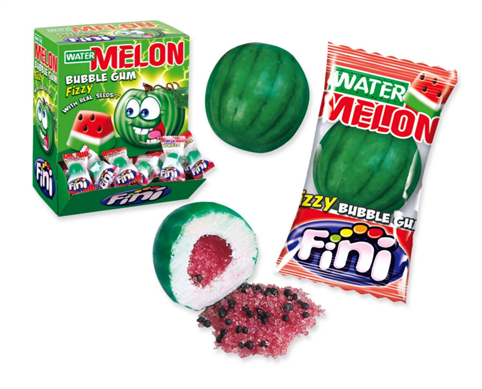 Fini Gigant Watermelon жев. резинка со вкусом арбуза 15 гр - фото 41604