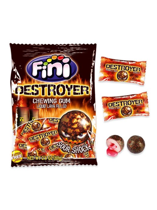Fini Detroyer Chewing Gum Жевательная резинка "Шар разрушитель" 80 гр - фото 41850