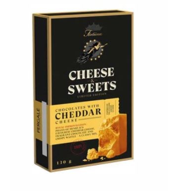 Pergale Fortuna with Cheddar cheese шоколадные конфеты с сыром Чеддер 105 гр - фото 41953