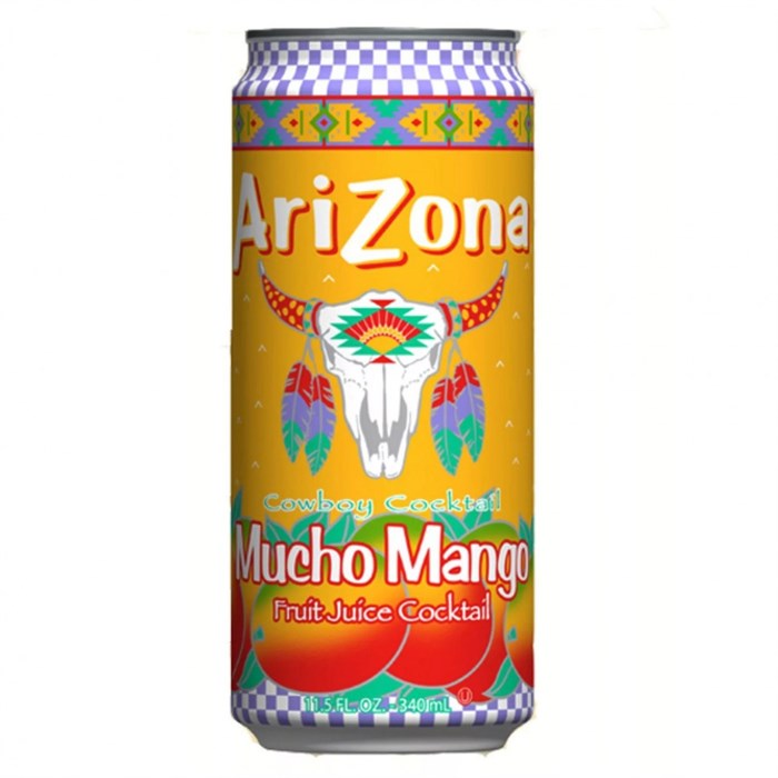 Arizona Mango Fruit Juice напиток чайный негазированный 340 мл - фото 42093