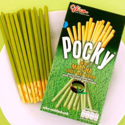 Glico Pocky хлебные палочки со вкусом зеленого чая 120 гр. - фото 42135