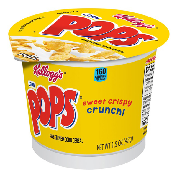Kellogg's Corn Pops сухой завтрак в чашке 42гр - фото 42163