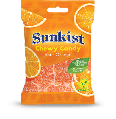 Jelly Belly Sunkist, жевательный мармелад кислый апельсин 60 гр - фото 42195