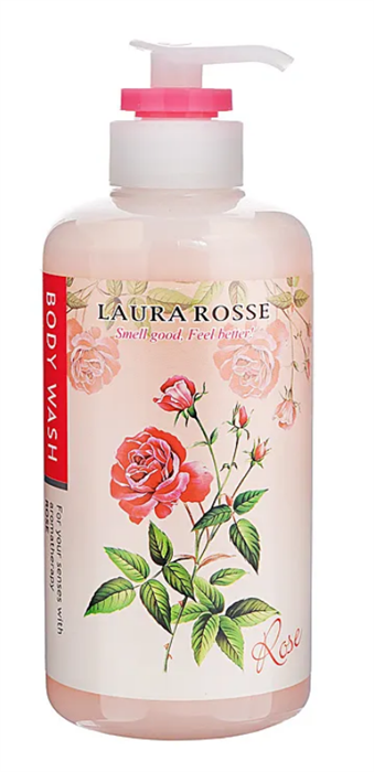 LAURA ROSSE Жидкое мыло для тела Ароматерапия Роза 500 мл - фото 42284