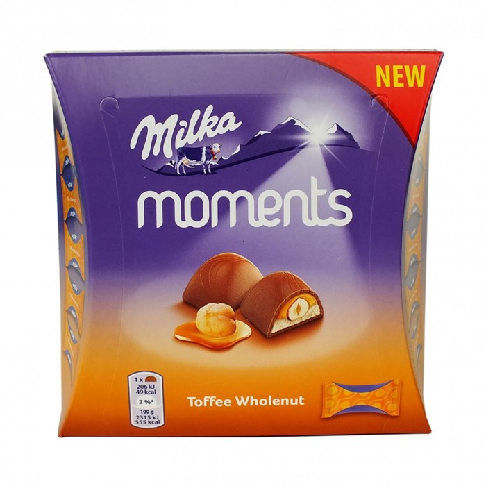 УДMilka Moments Toffee шоколадные конфеты с фундуком 100 гр - фото 42323