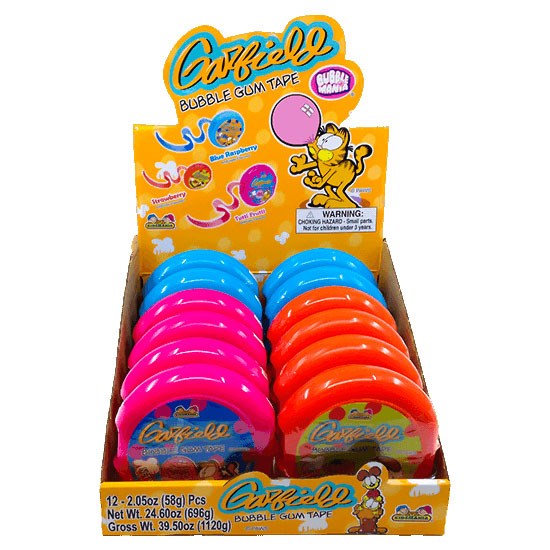 Garfield Bubble Gum жевательная резинка диспенсер 58 гр - фото 42333