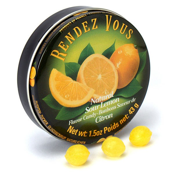 Rendez Vous леденцы освежающие со вкусом лимона 43 гр - фото 42353