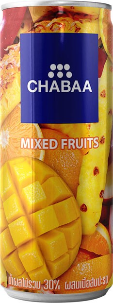 Chabaa mixed fruits juice напиток сокосодержащий мультифруктовый 230 мл - фото 42359