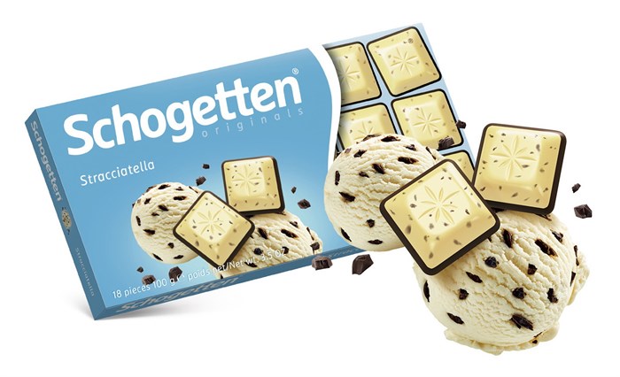 Schogetten Stracciatella шоколадная плитка со вкусом мороженого 100 гр - фото 42379
