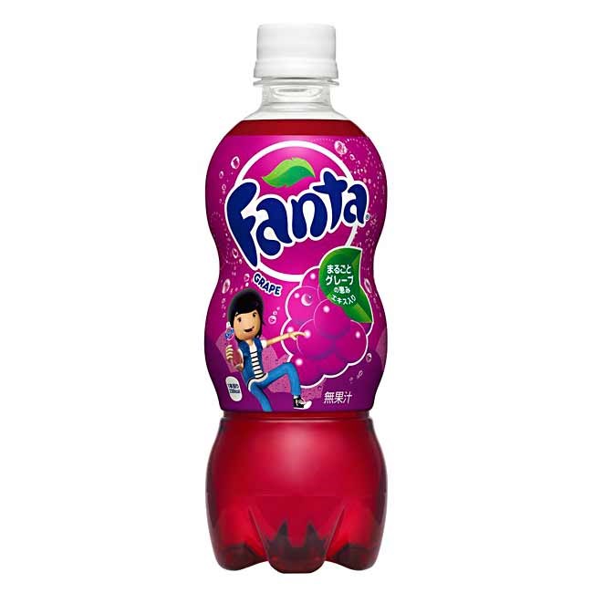 Fanta Grape Juice японская фанта со вкусом винограда 500 мл - фото 42448