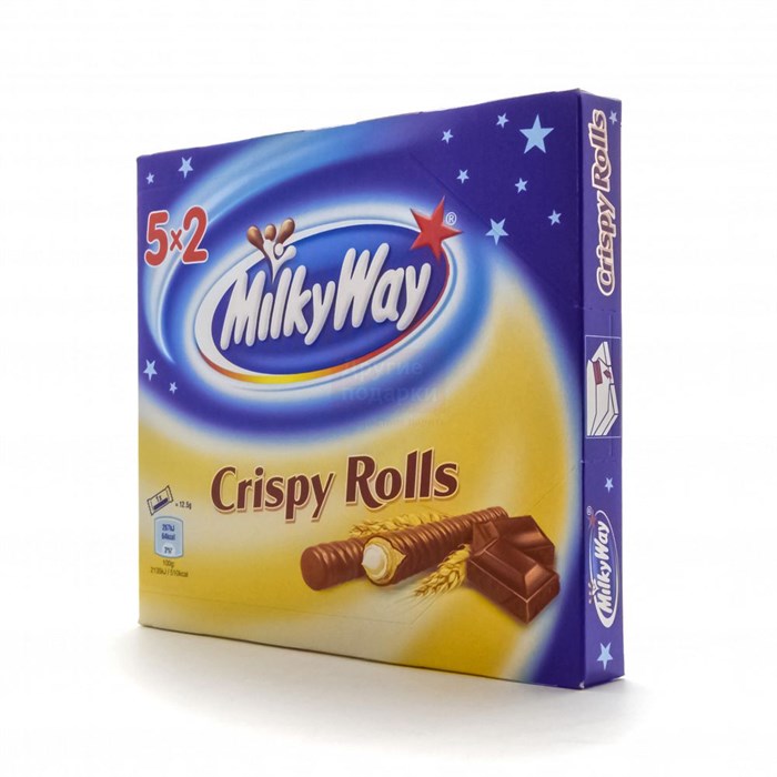 Milky Way Crispy Rolls 5pack батончики виде роллов 125 гр 112944 - фото 42487