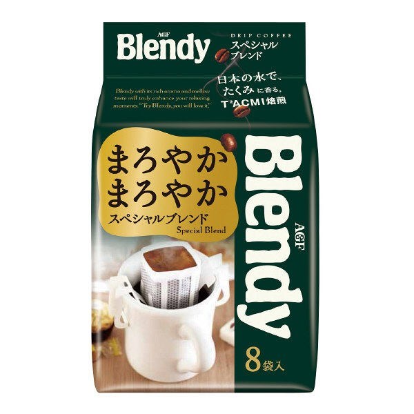 AGF BLENDY SPECIAL Японский кофе молотый дрип пакеты 56 гр - фото 42525