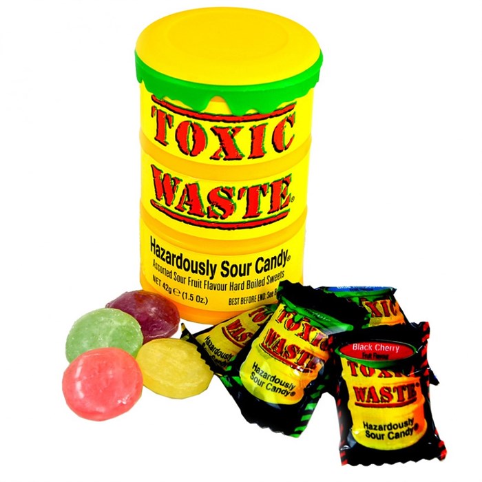 Toxic Waste Sour Waste кислые леденцы в грузовике 126 гр - фото 42537