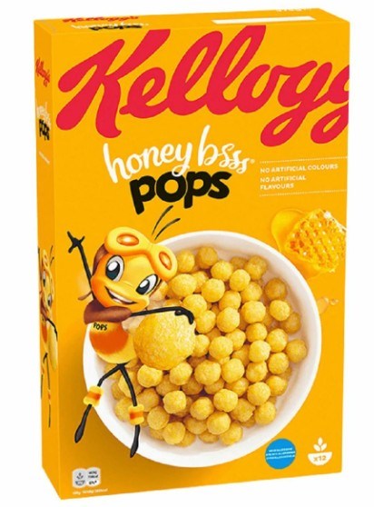 Kellogg's Honey Bsss Pops сухой завтрак 375гр - фото 42574
