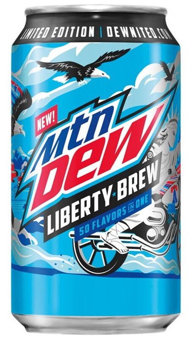 Mtn Dew Liberty Brew напиток газированный 355 мл 113361 - фото 42619