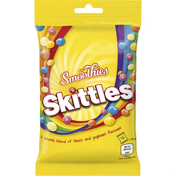 Skittles Smoothies драже смузи 95 гр 531559 - фото 42656