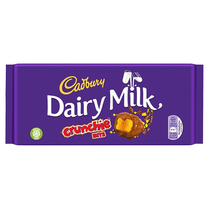 Cadbury Dairy Milk Crunchie Bits печенье 200 гр - фото 42680