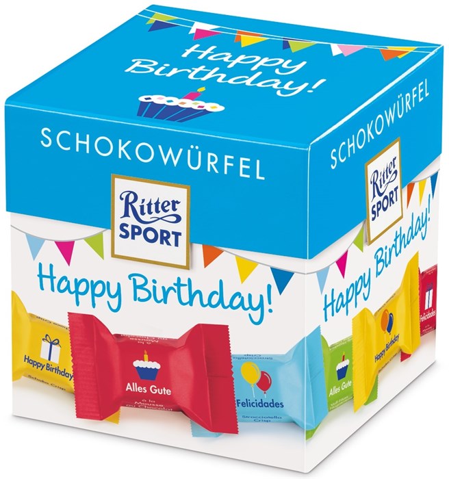 Ritter Sport Happy Birthday конфеты с ореховой начинкой 176 гр - фото 42682