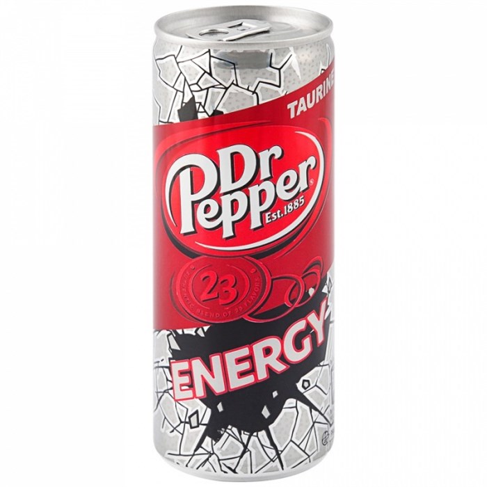 Dr Pepper Energy напиток энерг. газированный 250 мл - фото 42724
