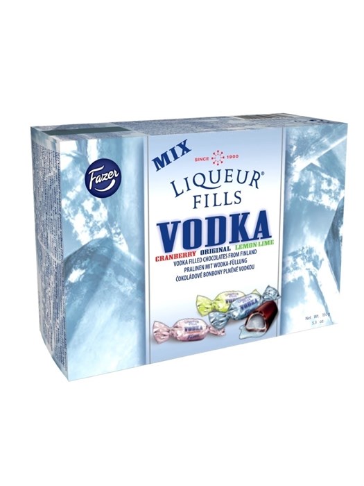 Fazer Liqueur Fills Vodka конфеты шоколадные с водкой 150 гр. - фото 42747