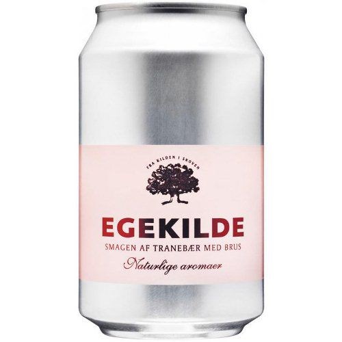 Egekilde Traneber газированный напитоксо вкусом клюквы 330 мл - фото 42765