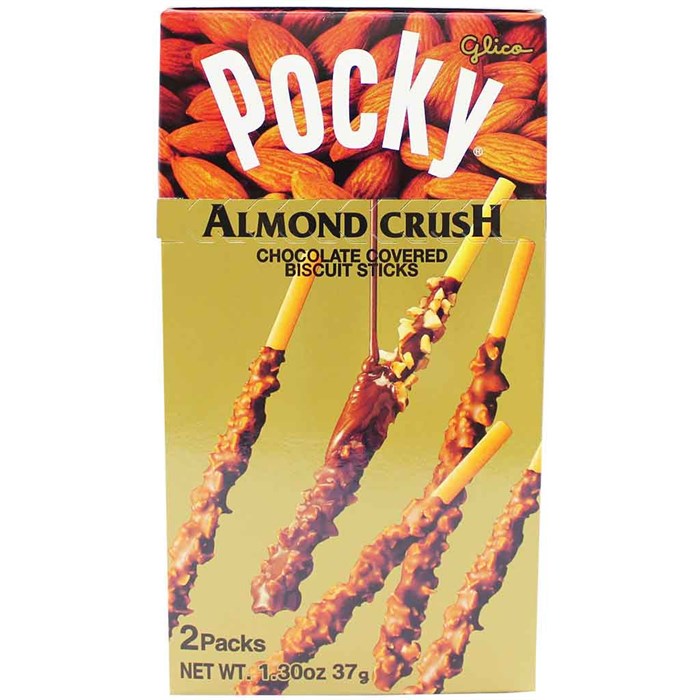 Glico Pocky Biscuit Stick CoatedCrushed Almond бисквит - фото 42866