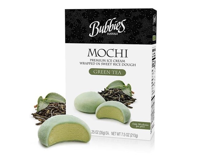 Bubbies Mochi Ice Creame моти-мороженное зеленый чай - фото 42868