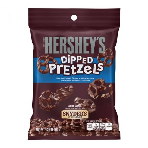Hershey's Dipped Pretzels cookies'n'creme печенье 120 гр. - фото 42933