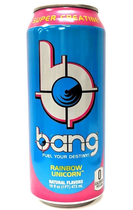 Bang Rainbow Unicorn напиток энергетический радужный единорог 473 мл - фото 42935