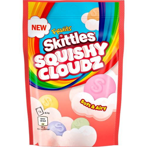 Skittles Fruit Squishy Clouds драже 94 гр - фото 43153