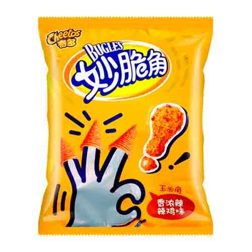 Cheetos Crispy Bugles Spicy Chicken Flavor чипсы 65 гр 104358 - фото 43785