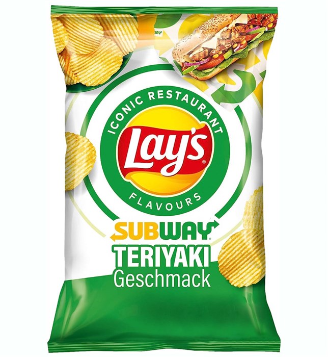 Lays Subway Teriyaki чипсы 150 гр - фото 43907