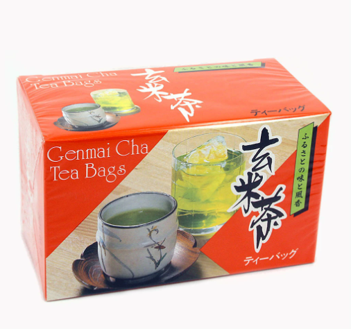 Зеленый чай с обжаренным рисом Такэнака-эн Гэнмайтя в пакетиках (20 пакетиков) - фото 43938