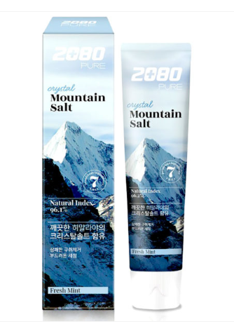 Aekyung DC 2080 Pure Mountain Salt Crystal Fresh Mint зубная паста гималайская соль кристал 120 гр - фото 44287