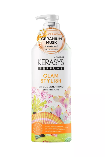 Aekyung Kerasys Parfumed Glam & Stylish кондиционер для волос парфюмированный гламур 600 мл - фото 44308