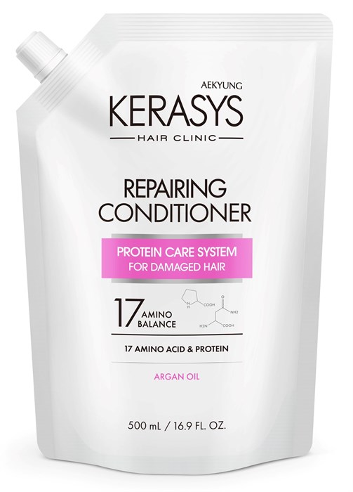 Aekyung KeraSys Repairing Conditioner кондиционер для волос восстанавливающий 500 гр 902059 - фото 44316