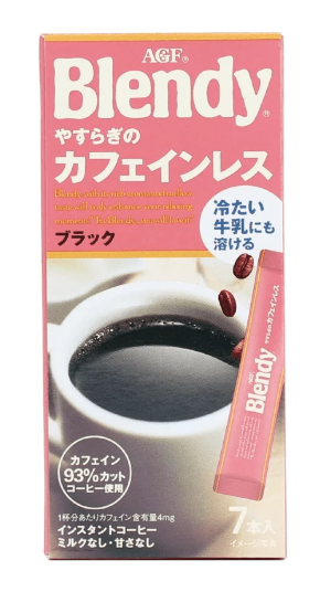 Agf Blendy Кофе растворимый в стиках без кофеина 7шт 14г - фото 44354