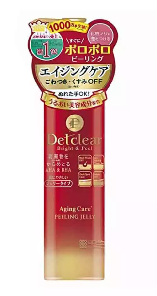 Detclear Bright&Peel  Peeling Jelly Aging Care Очищающий пилинг-гель для зрелой кожи, 180 мл 226311 - фото 44599