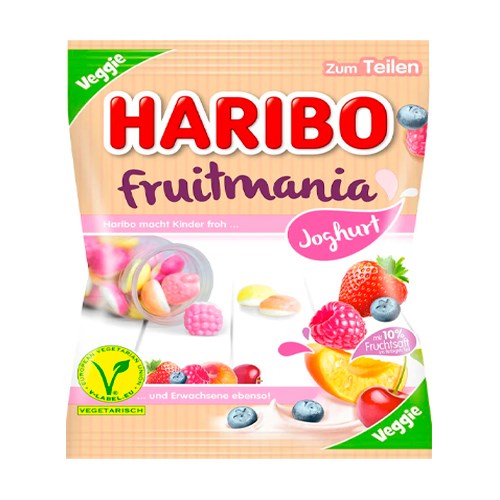 Haribo Fruitmania Joghurt мармелад 160 гр - фото 44822