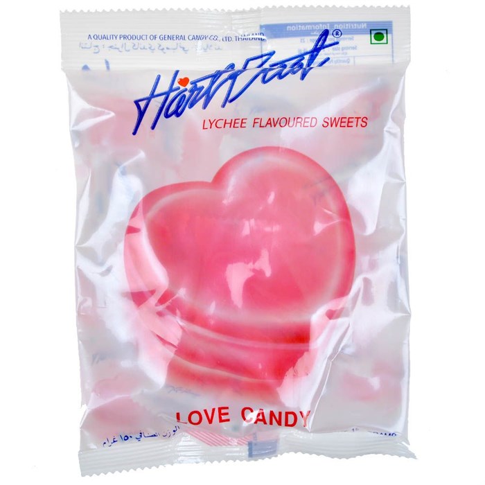 Hartbeat Jumbo Love Candy Lychee Конфета карамельная со вкусом личи 150г 200031 - фото 44857