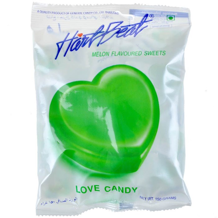 Hartbeat Jumbo Love Candy Melon Конфета карамельная со вкусом дыни 150г - фото 44858