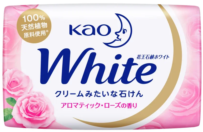 KAO WHITE Aromatic Rose Мыло туалетное аромат розы 85 - фото 45052