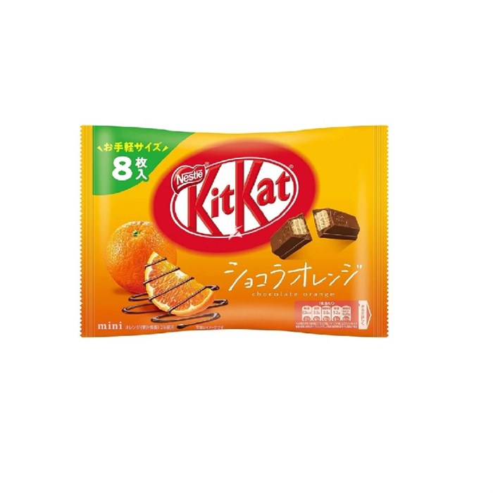 Kit-Kat япоский кит-кат с апельсином микан и молочным шоколадом 148 гр 92053 - фото 45090