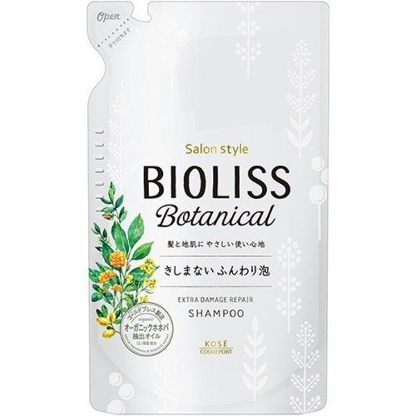 KOSE Bioliss Botanical Extra Damage Repair Кондиционер для волос мягкая упаковка 340 мл - фото 45104
