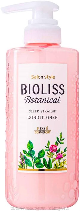 KOSE Bioliss Botanical Sleek Straight Кондиционер для волос 480 мл 392531 - фото 45105